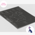Downloadable Yorkshire Terrier dog breed blueprint artwork