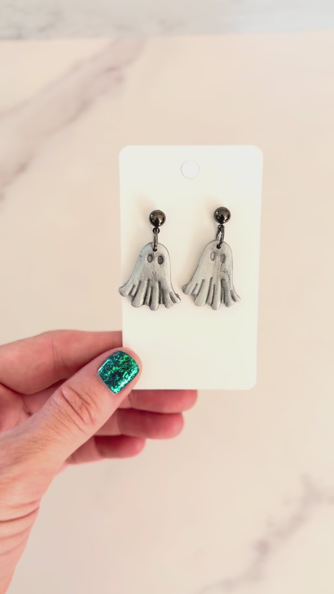 Video of ghost earrings